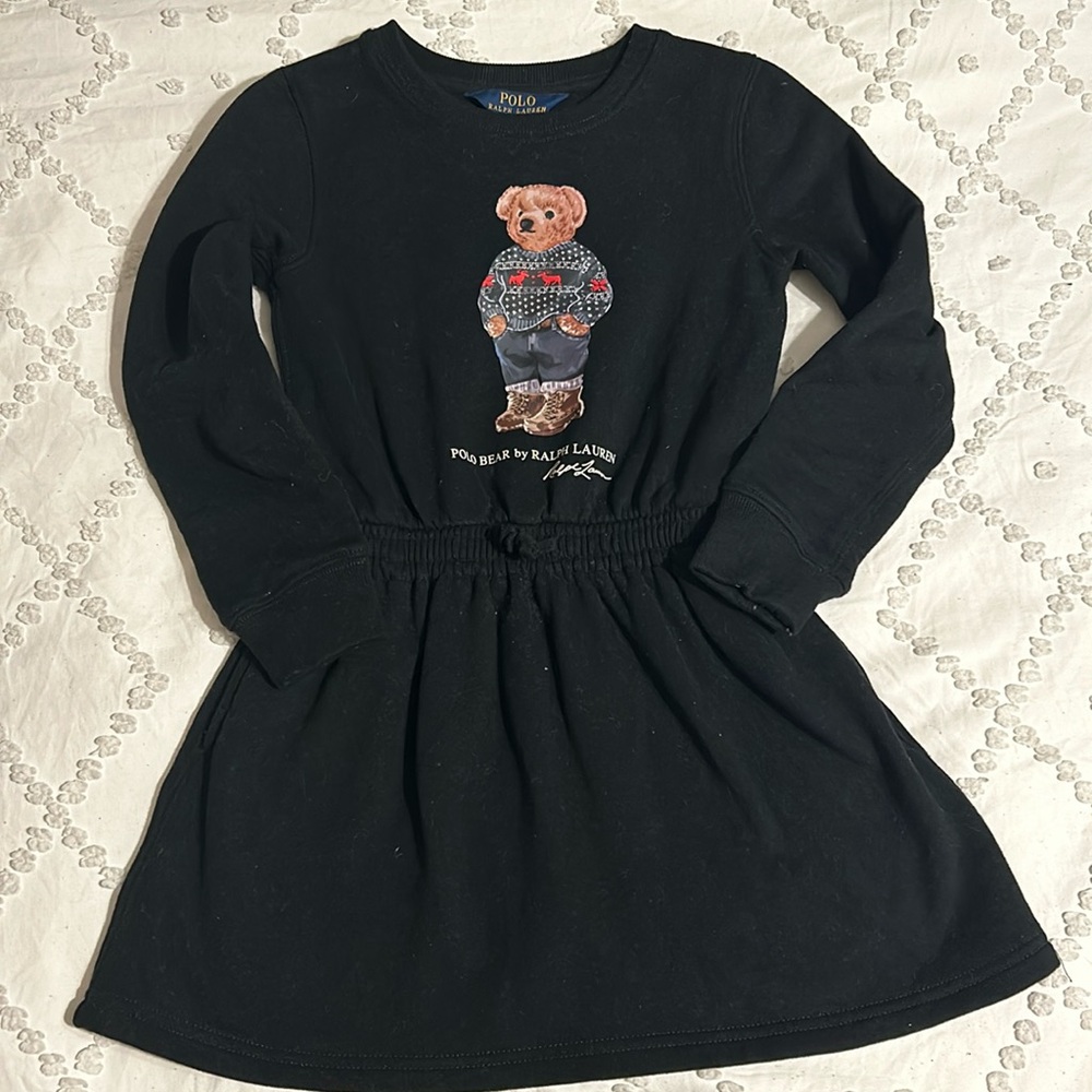 Girls cotton Polo dress, great condition, used